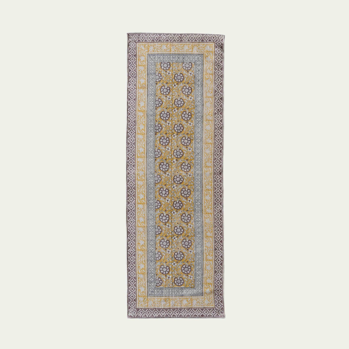 Daraç Anatolian Style Grey Runner Rug - 70 X 200 cm