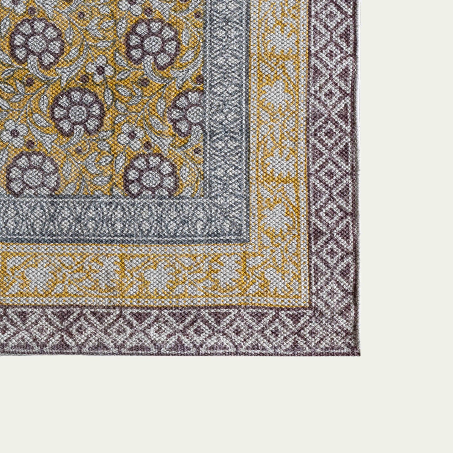 Daraç Anatolian Style Grey Runner Rug - 70 X 200 cm