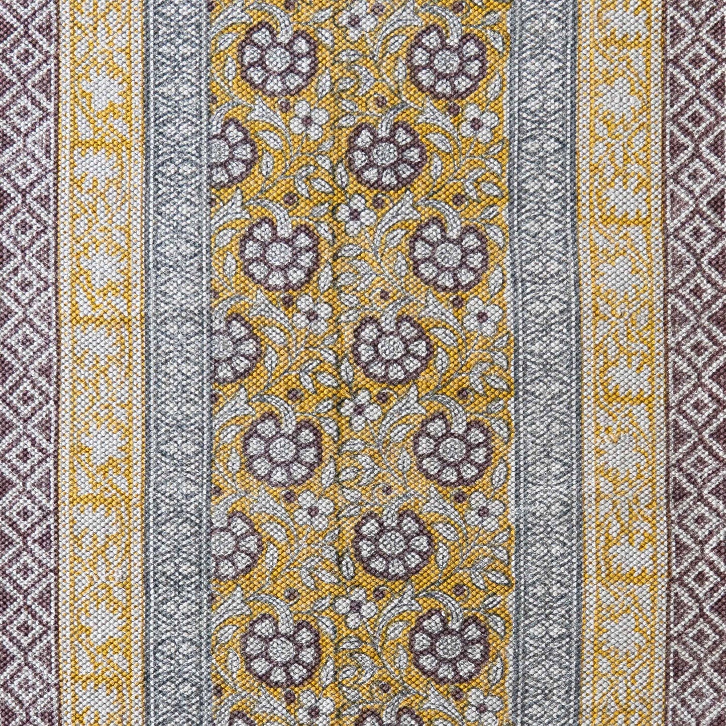 Daraç Anatolian Style Grey Runner Rug - 70 X 200 cm